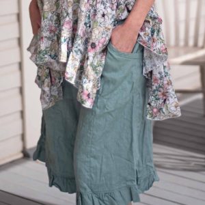 Cowgirl Split Skirt, Linen