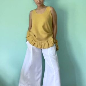 Garbo Pant in Linen - Image 4
