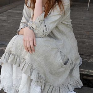 Beatrice Half Slip, Hankie Linen - Image 2