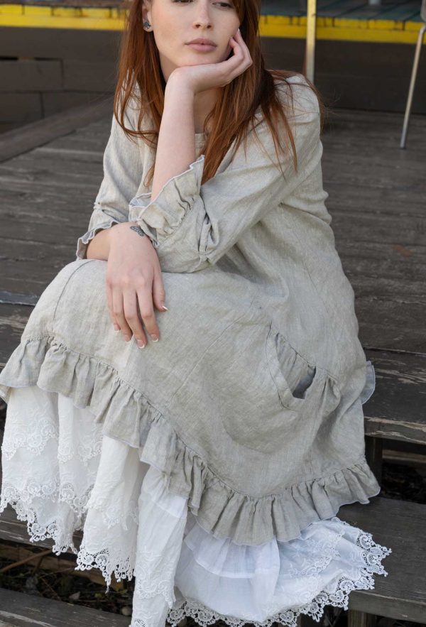 Beatrice Half Slip, Hankie Linen