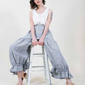 Jasmine Pant in Linen - Image 2