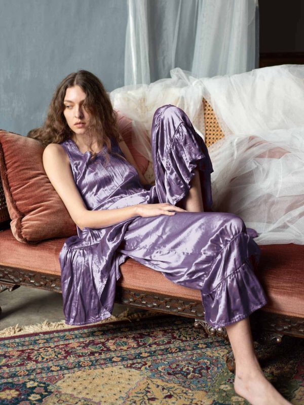 Janis Bloomer, Rayon Satin Crop Style