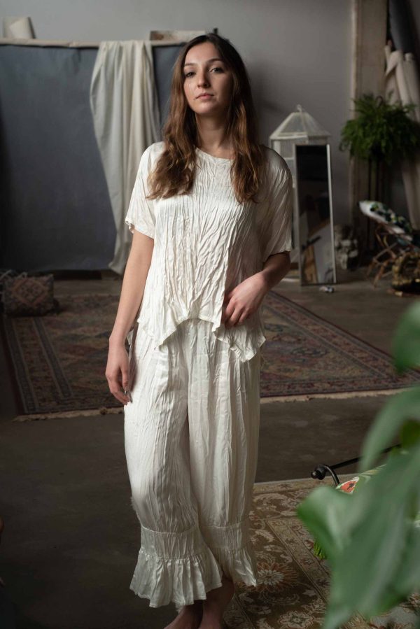 Janis Bloomer, Rayon Satin Crop Style