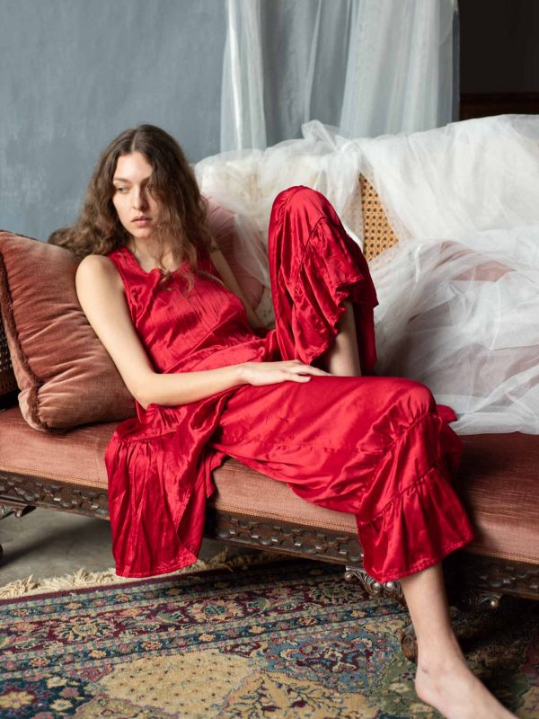 Janis Bloomer, Rayon Satin Crop Style