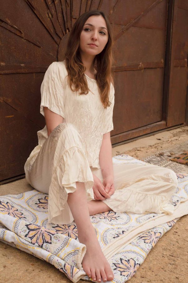 Janis Bloomer, Rayon Satin Crop Style